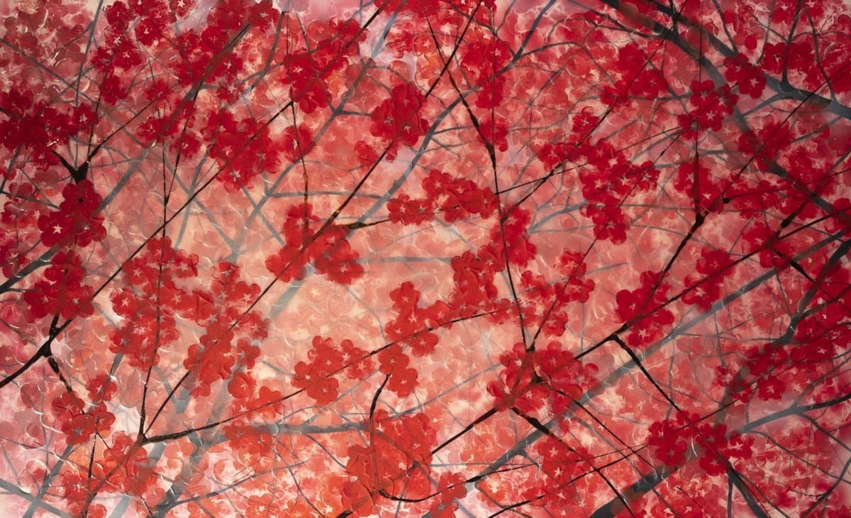 3) Vermillion Fall - Original painting by Robin Eckardt 