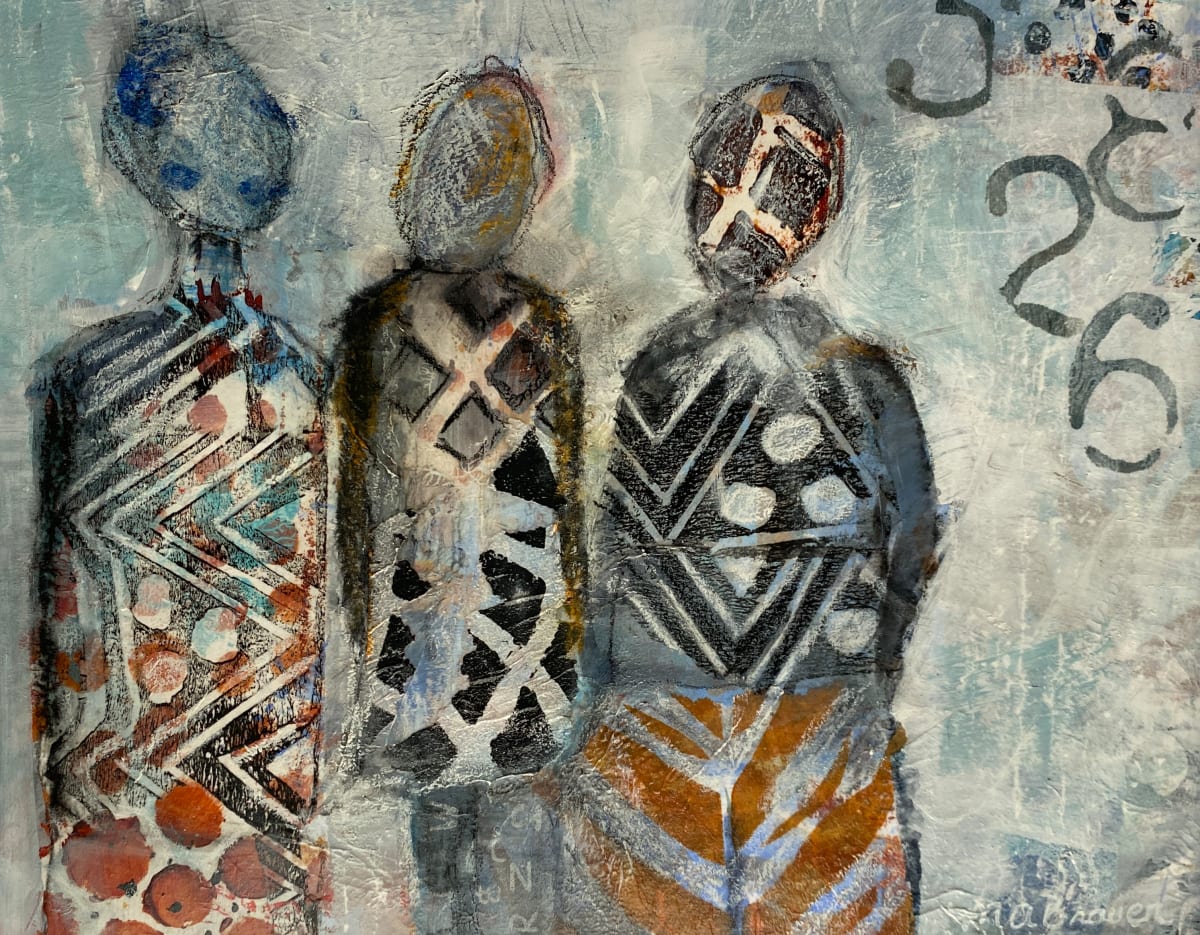 Killin' Time by Melissa Brauen  Image: 300 gsm watercolor paper 8x10  in a 14 x 11 display mat (included) 