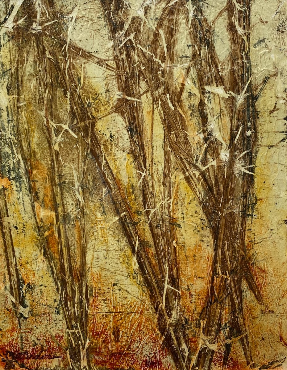 Midsummer by Melissa Brauen  Image: 300 gsm watercolor paper 8x10  in a 14 x 11 display mat (included) 