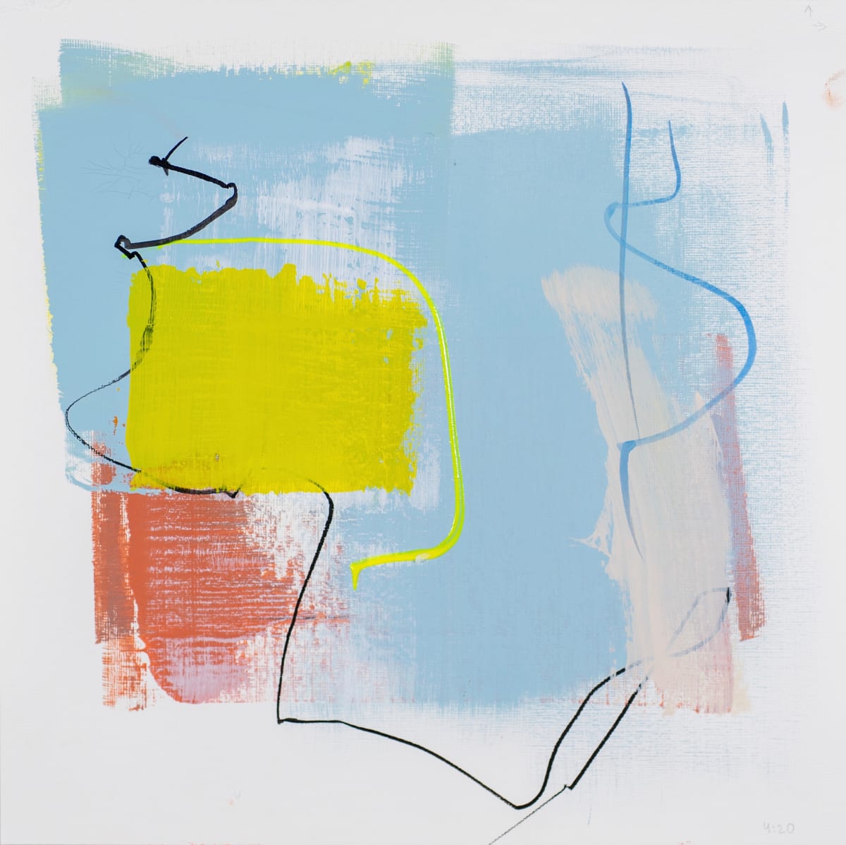 Harmonic Study III (Crossing Lines) by Maria Lankina 