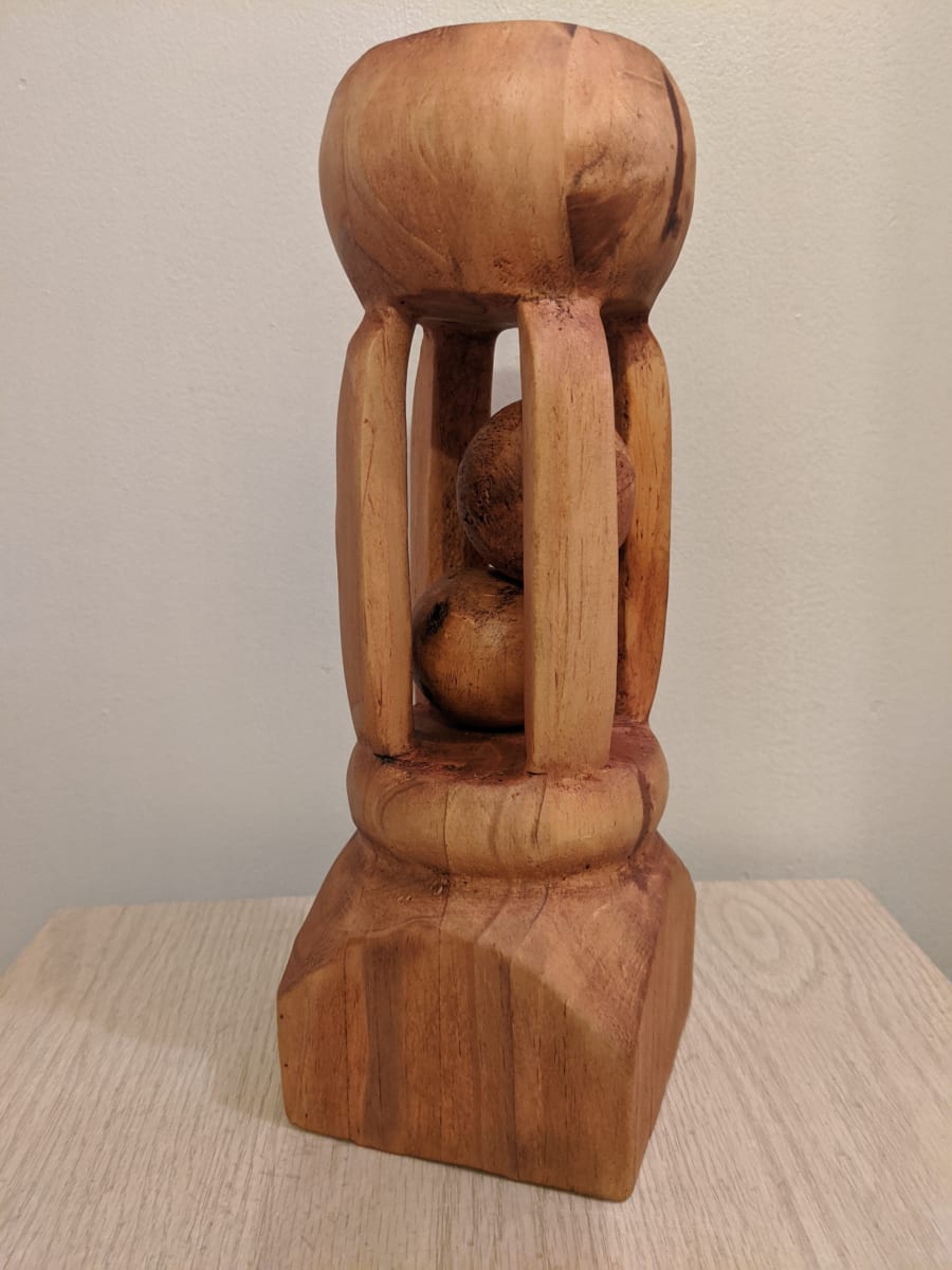 Balls In A Cage by Lester  Johnson 