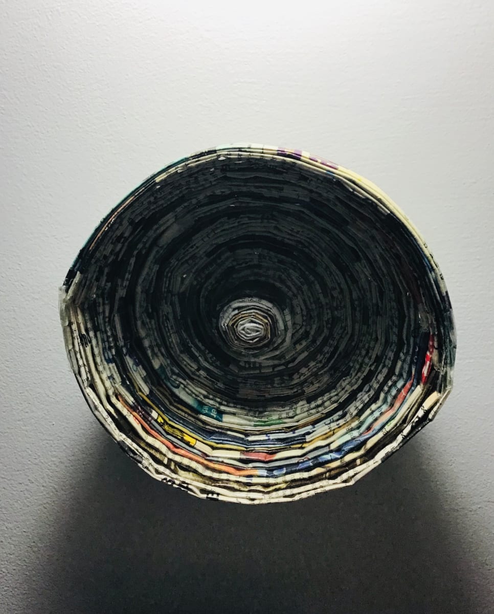 Wall Hanging Bowl by Sharron Allen 