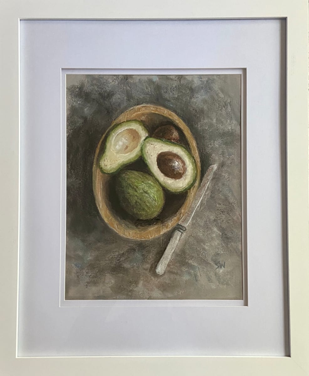 Still Life With Avacados by Steve  Wien 