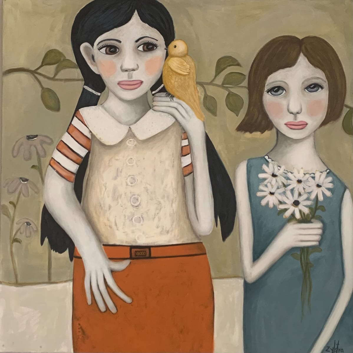 Birdy Kisses for the Sisters 