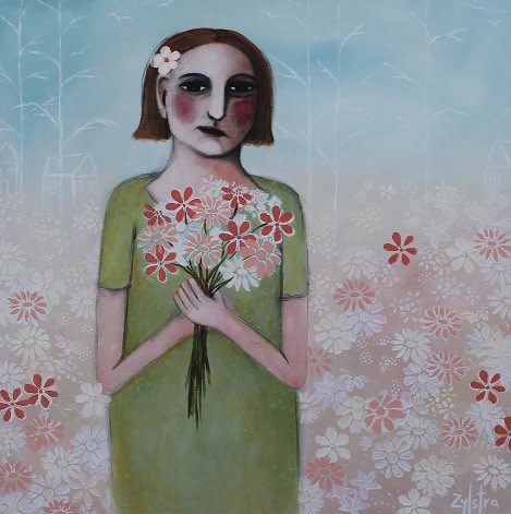 Flowers On Sunday by Febe Zylstra 