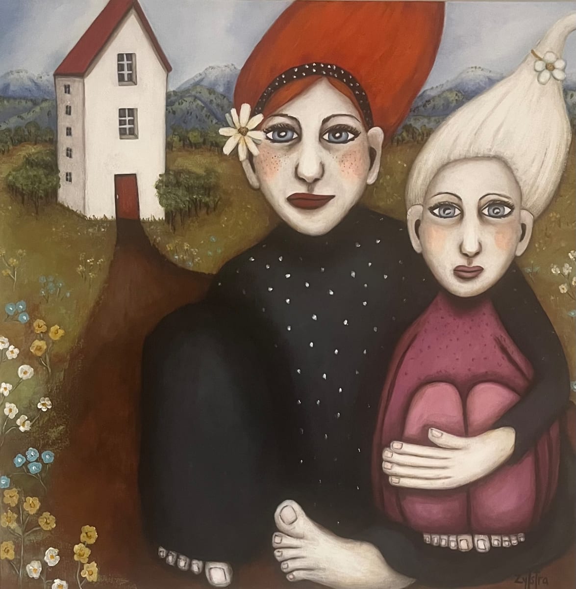 A Mothers Embrace by Febe Zylstra 