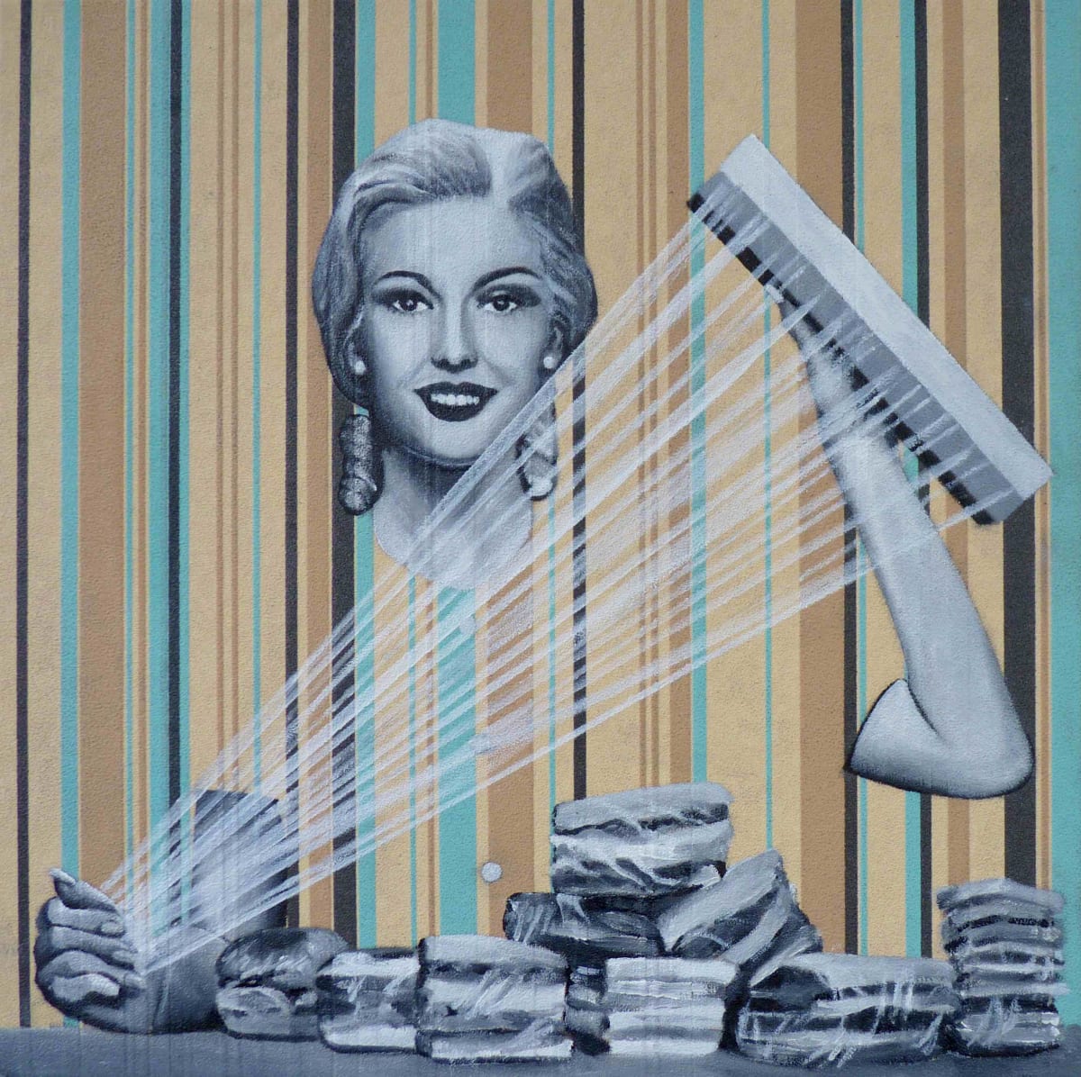 Linda Wrapping (Print) by Kristina Kanders, Image 1.