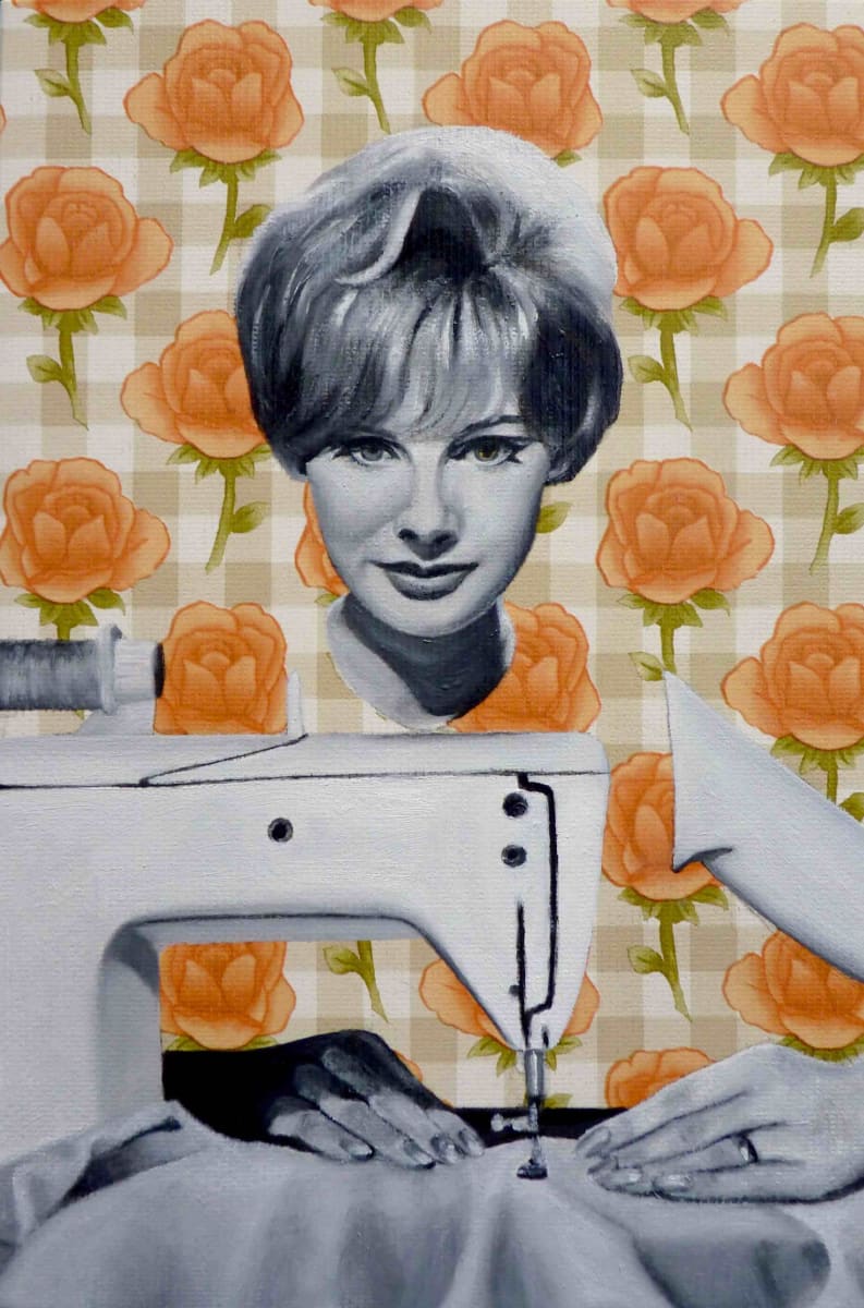 Rosemary with Singer by Kristina Kanders  Image: The original painting is sold. See more options under PRINTS if you love this image.
Das Originalgemälde ist verkauft. Unter KUNSTDRUCKE finden Sie weitere Optionen, falls Sie sich in das Bild verliebt haben. 