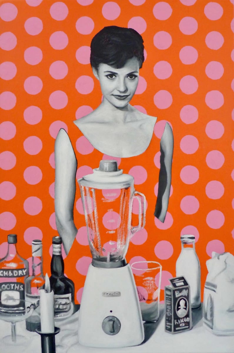 Sarah with Blender by Kristina Kanders  Image: The original painting is sold. See more options under PRINTS if you love this image.
Das Originalgemälde ist verkauft. Unter KUNSTDRUCKE finden Sie weitere Optionen, falls Sie sich in das Bild verliebt haben. 