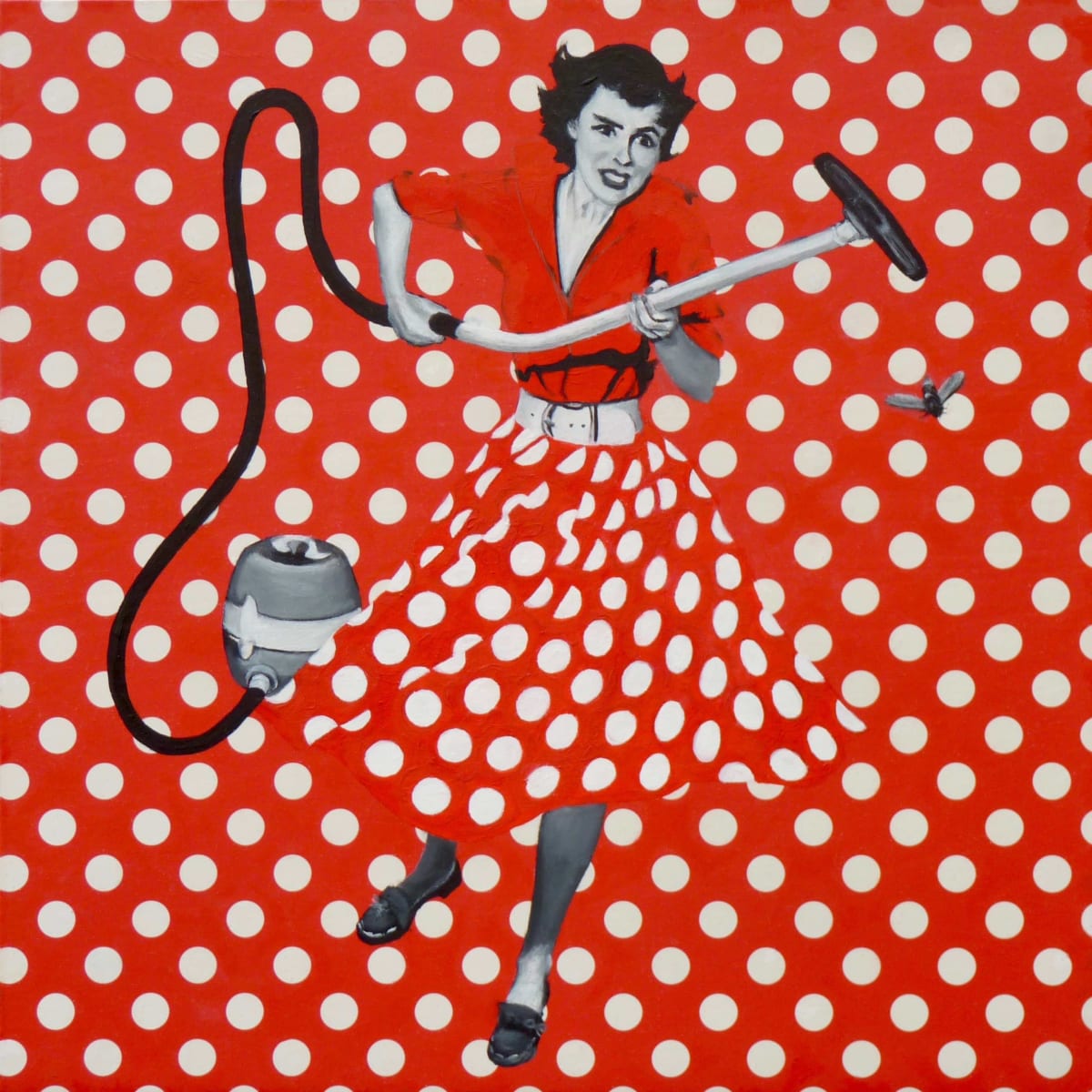 Olga with Polka Dot Skirt by Kristina Kanders  Image: The original painting is sold. See more options under PRINTS if you love this image.
Das Originalgemälde ist verkauft. Unter KUNSTDRUCKE finden Sie weitere Optionen, falls Sie sich in das Bild verliebt haben. 