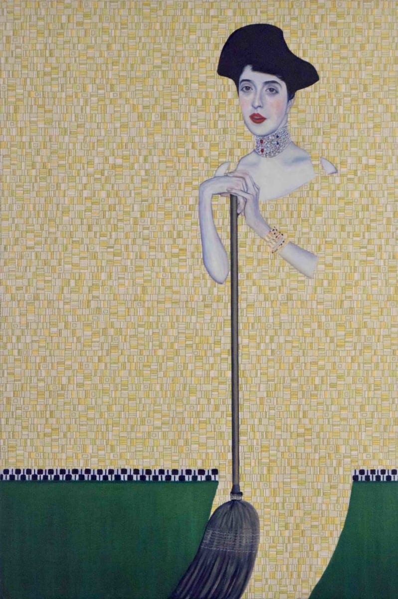 Adele after Klimt by Kristina Kanders  Image: The original painting is sold. See more options under PRINTS if you love this image.
Das Originalgemälde ist verkauft. Unter KUNSTDRUCKE finden Sie weitere Optionen, falls Sie sich in das Bild verliebt haben. 