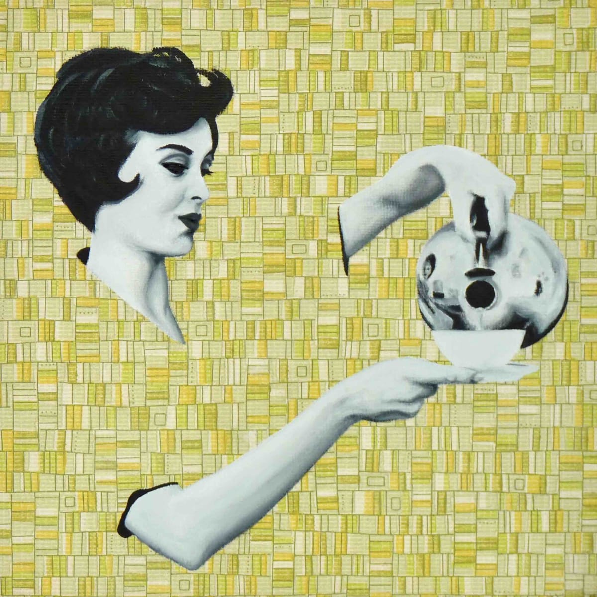 Rebecca with Water Kettle (Print) by Kristina Kanders 