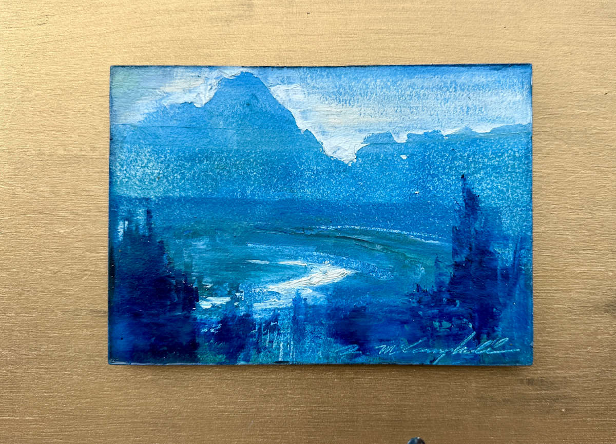 Snake River Overlook (Color Study) by Rachael McCampbell 