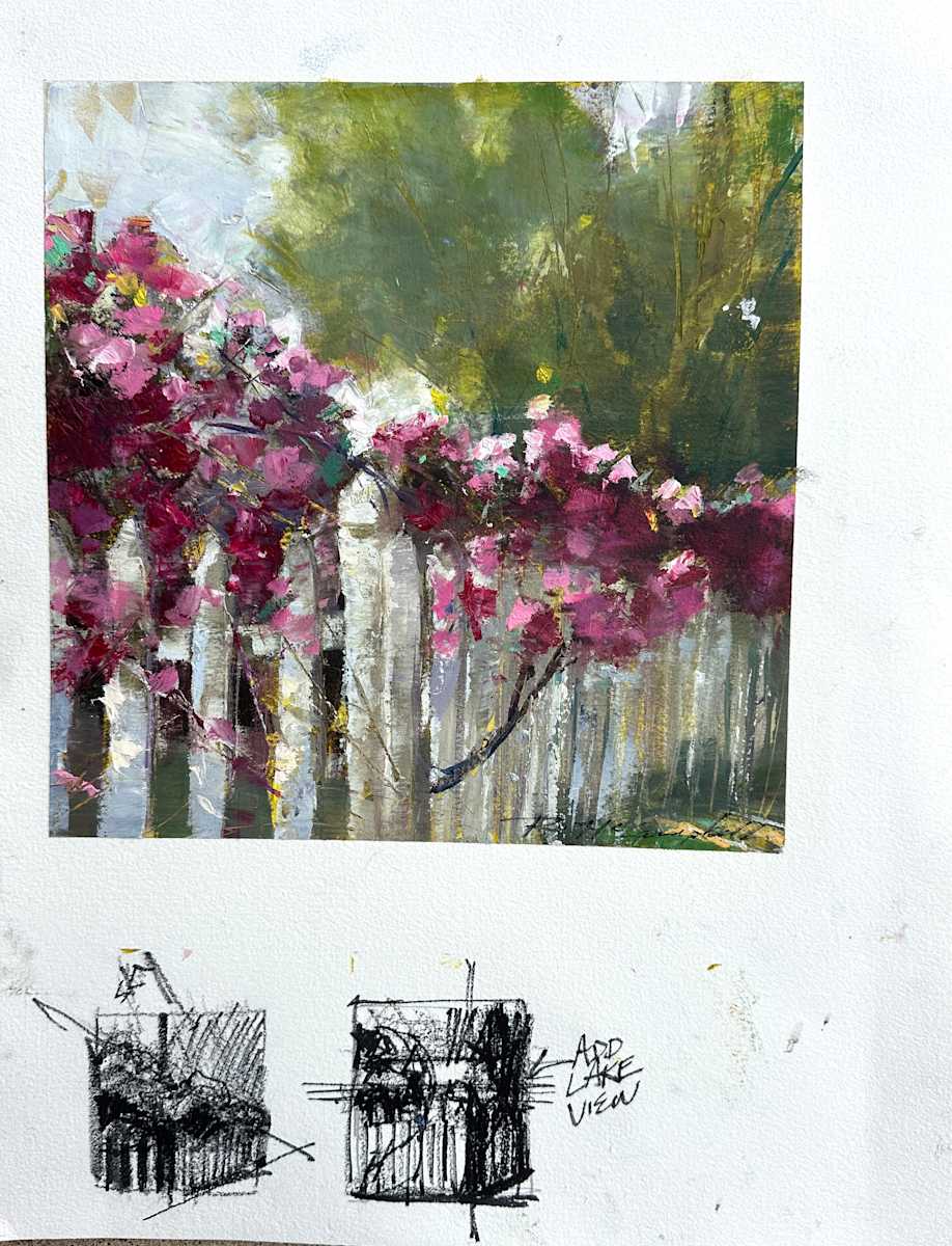 Impermanence Study on Arches Paper by Rachael McCampbell, Image 1.