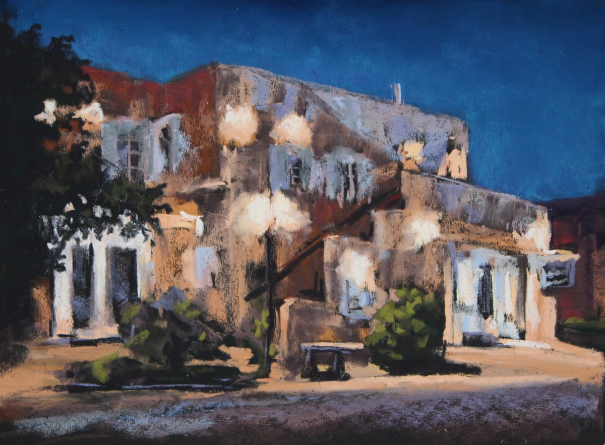 Old Town at Twilight by Renee Leopardi 