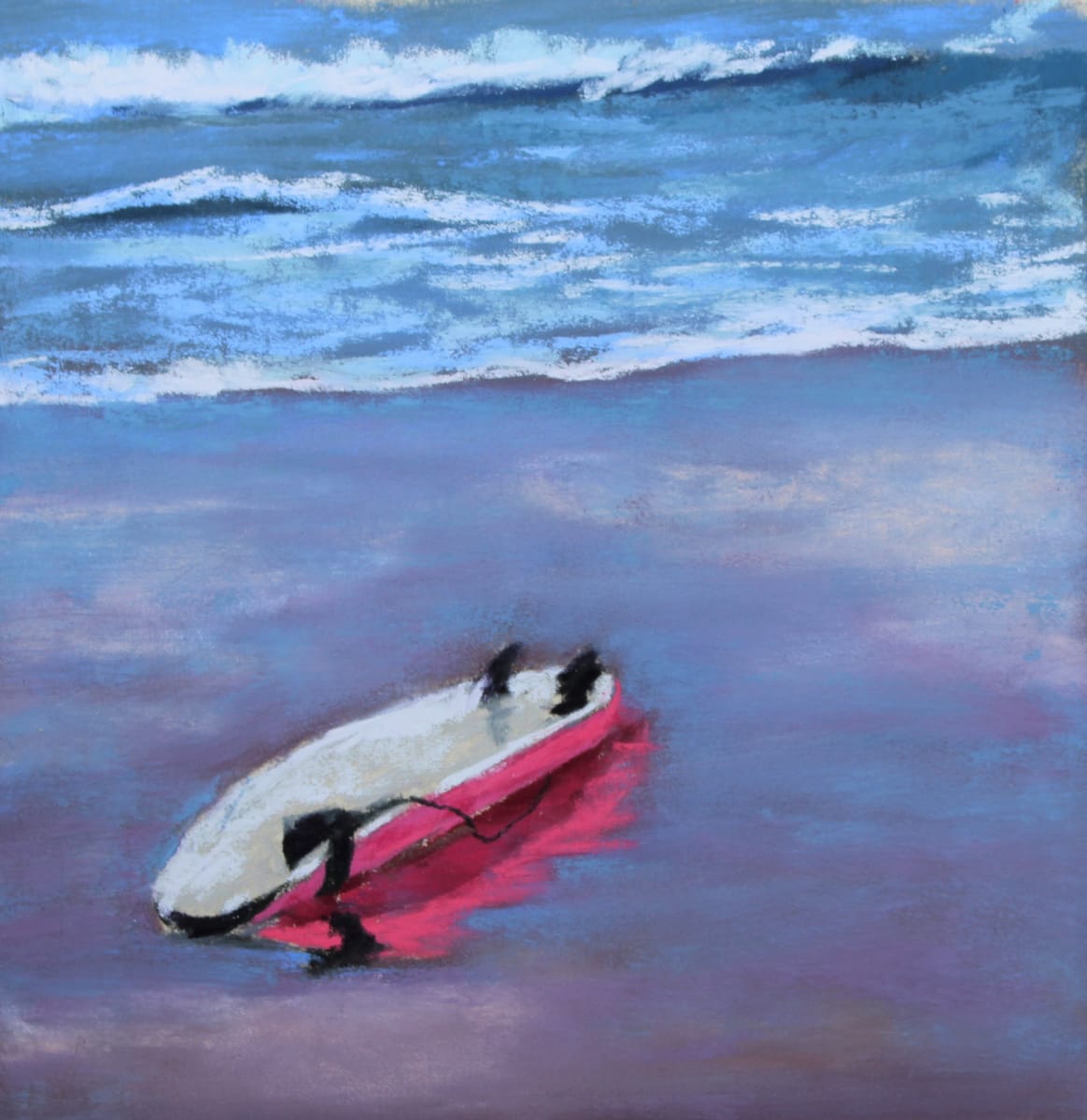 Pink Surfboard by Renee Leopardi 