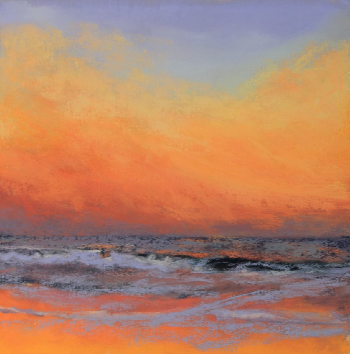 Vibrant Sunset by Renee Leopardi 
