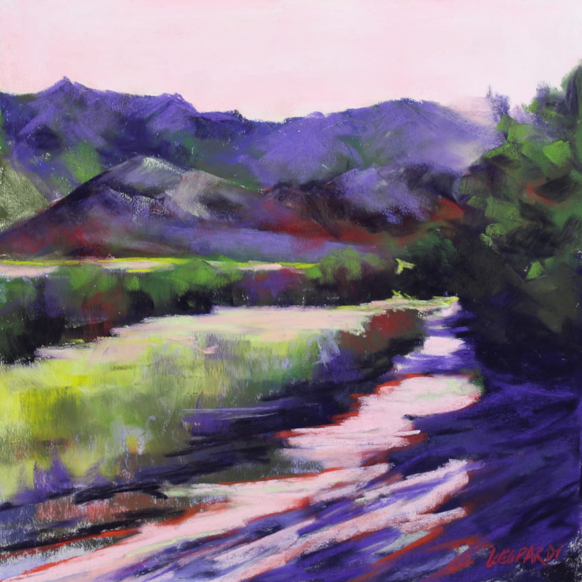 Pink Path by Renee Leopardi 