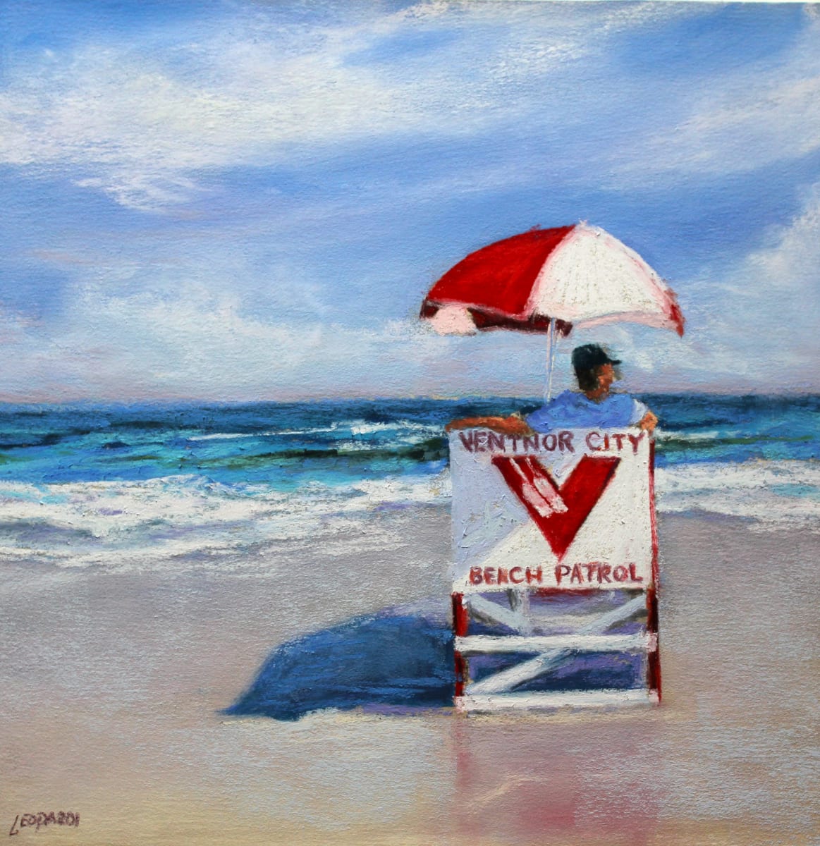 Ventnor Lifeguard by Renee Leopardi 