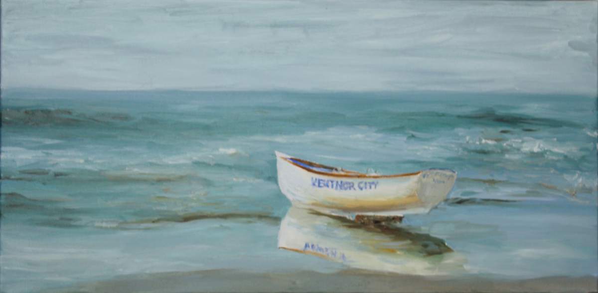 Lifeguard Boat by Renee Leopardi 