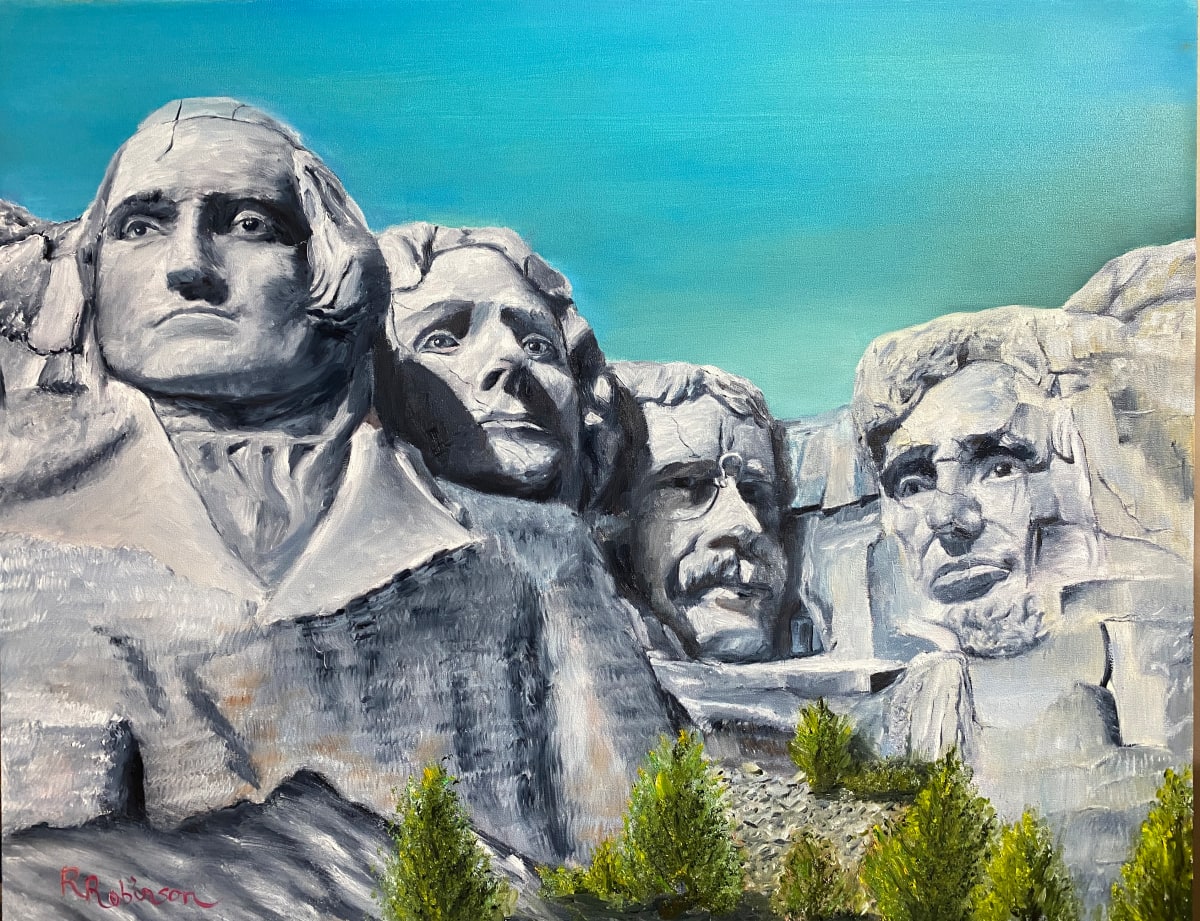 Mount Rushmore v1 by Randy Robinson  Image: Washington, Jefferson, Roosevelt, Lincoln