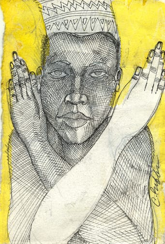 UNTITLED (Arm's Crossed) by Charles A. Bibbs 