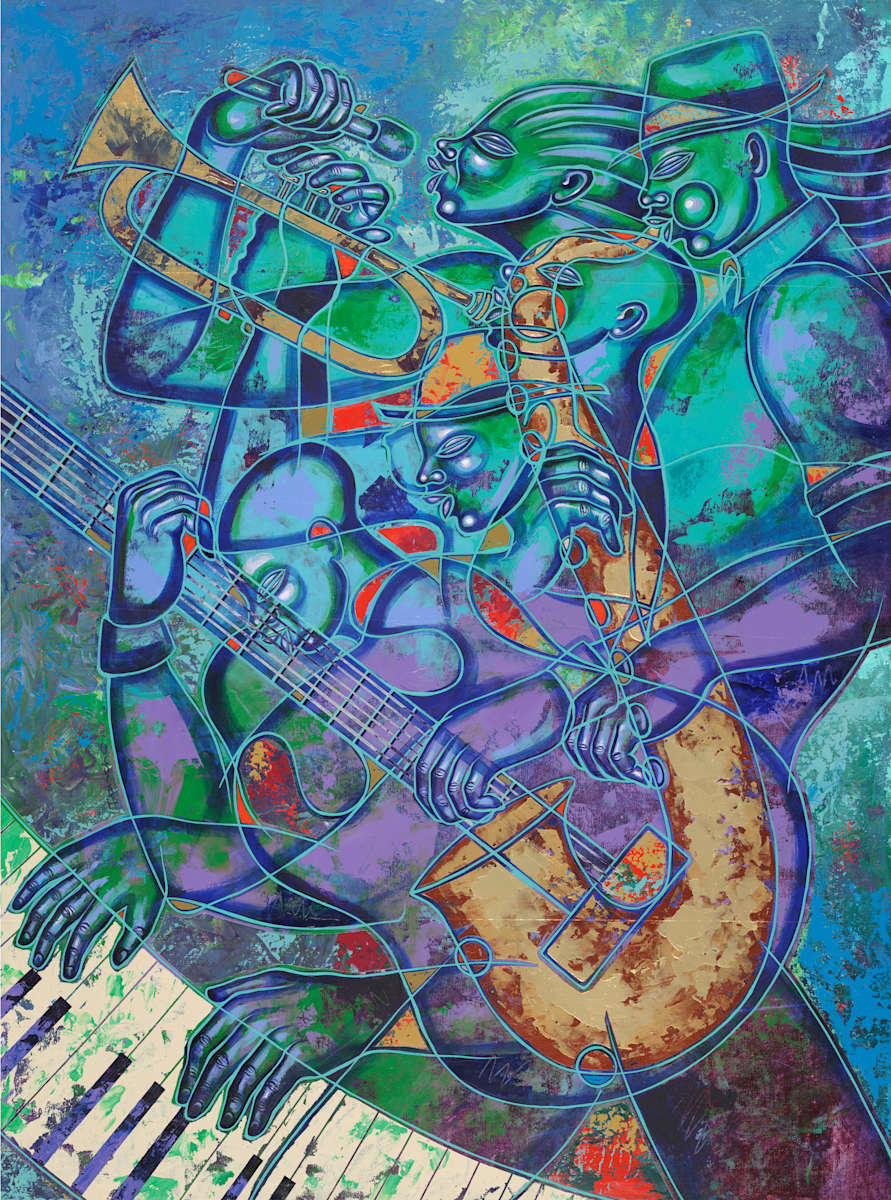 Blue Notes by Larry Poncho Brown, Image 1.