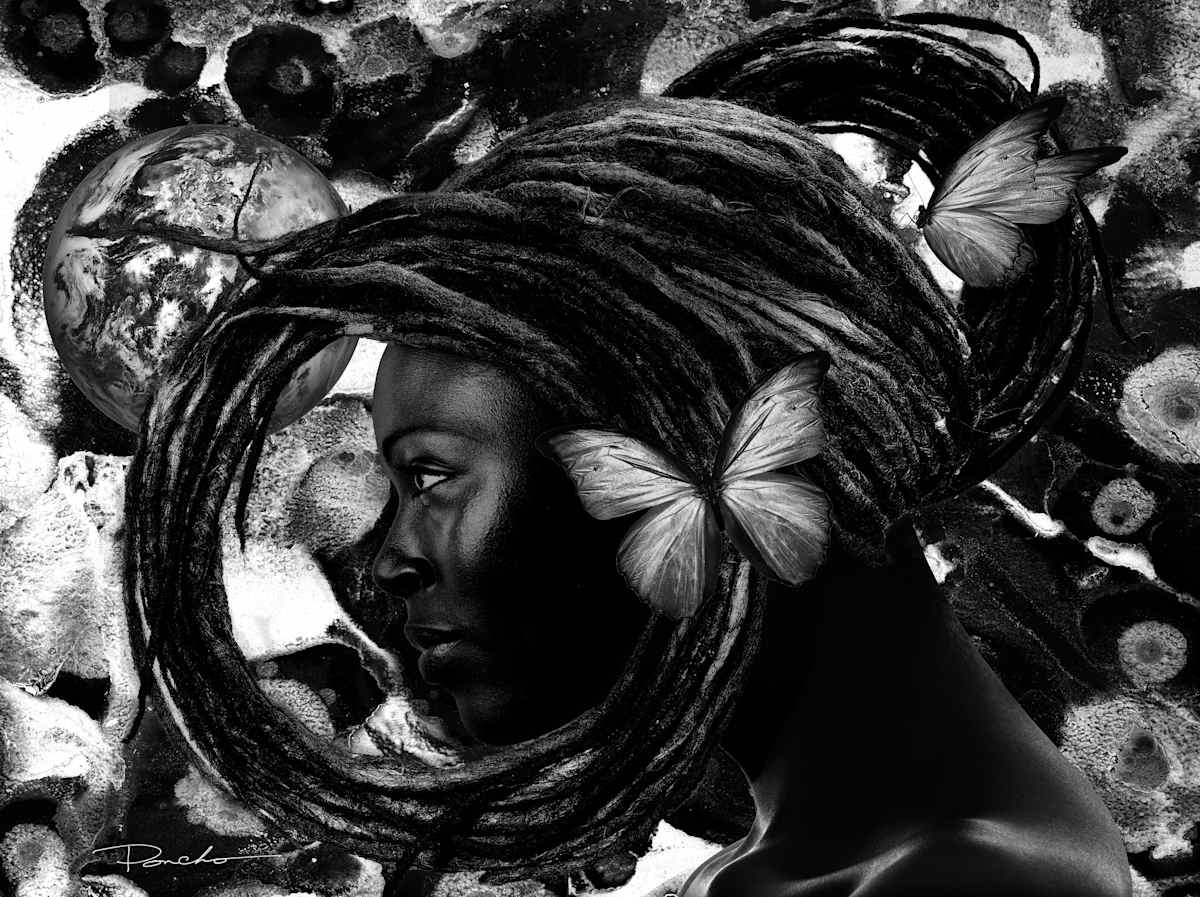 Hairtopia by Larry Poncho Brown, Image 1.