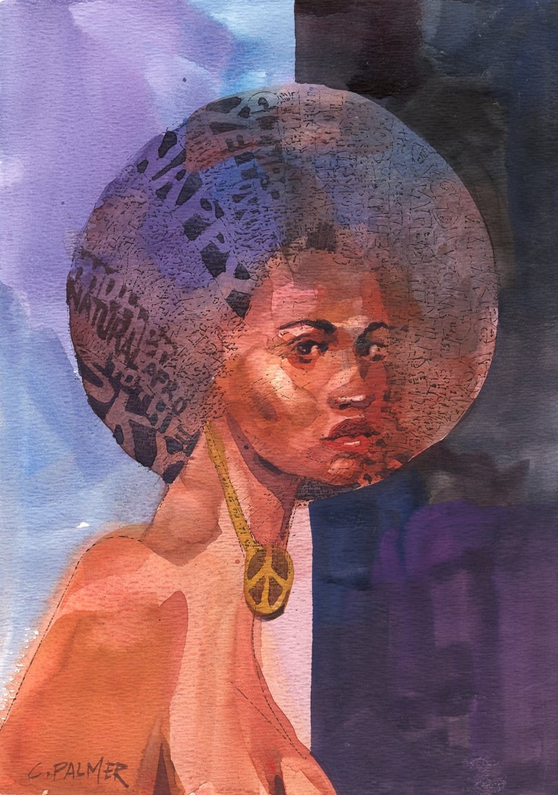 Happy Nappy/Afro Clevage by Charly Palmer, Image 1.