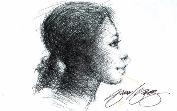 HEAD STUDY by Gilbert Young, Image 1.