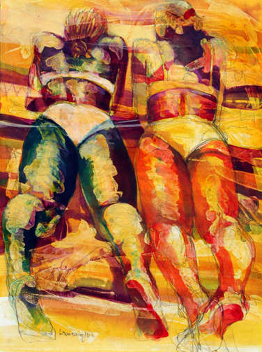 SUN BATHING by Paul Goodnight, Image 1.