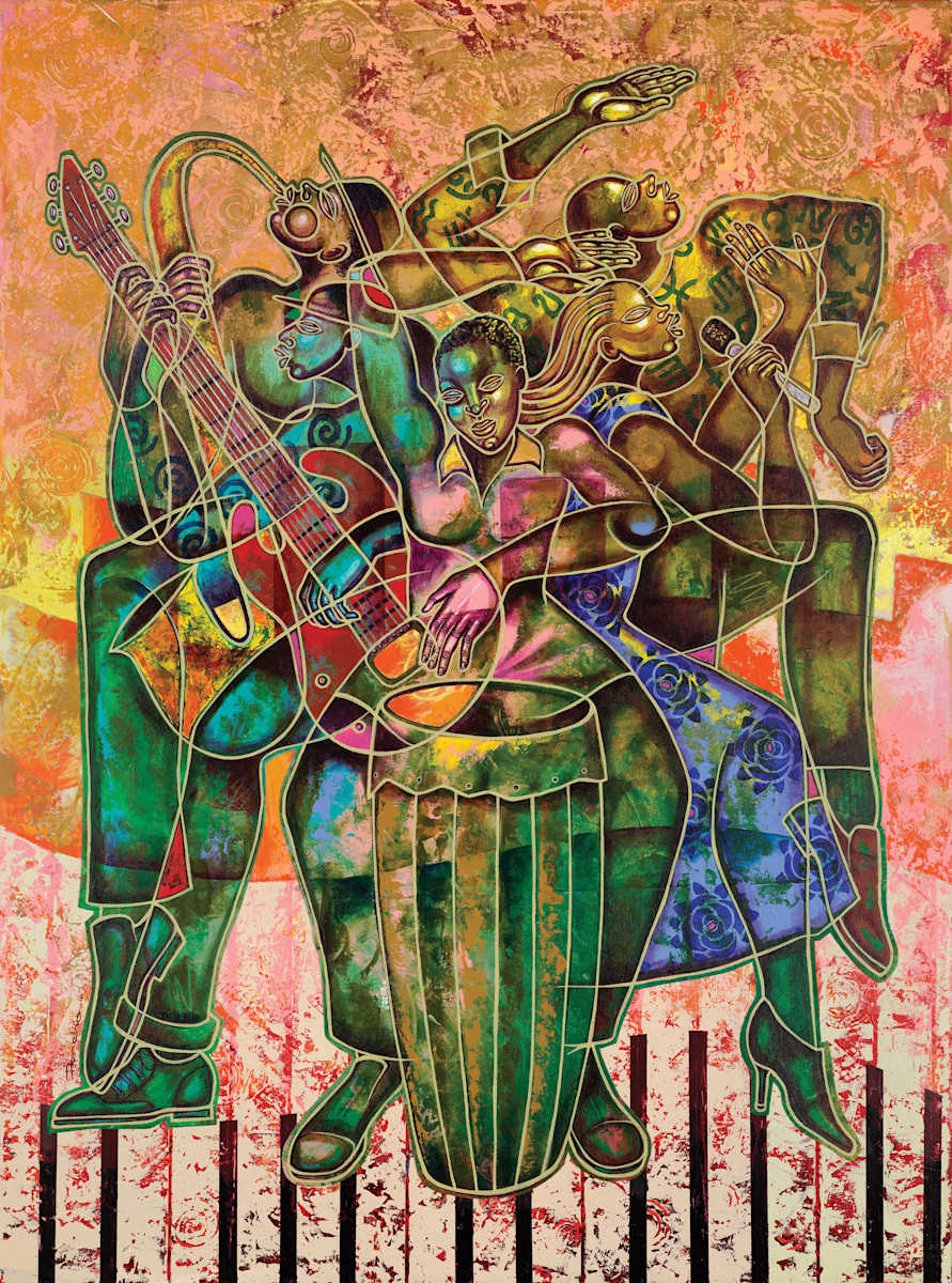 TWO STREET SOUNDS by Larry Poncho Brown, Image 1.
