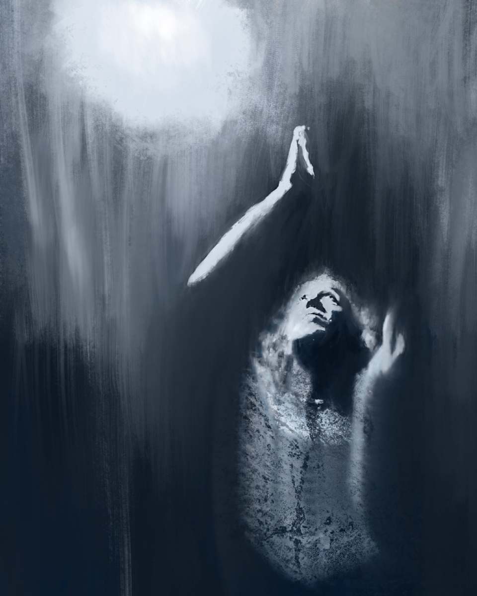Ltd. Ed. from the PROJECT PATH: DARK-LIGHT by MARK.  Image: original Print, Ltd. Ed. 1-50, 2AP