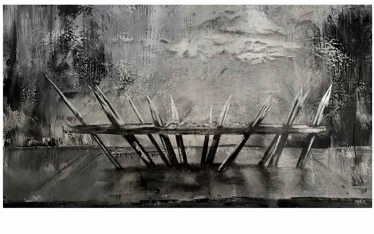 THE LAST SUPPER, fig.IV by M A R K    H U E B N E R 