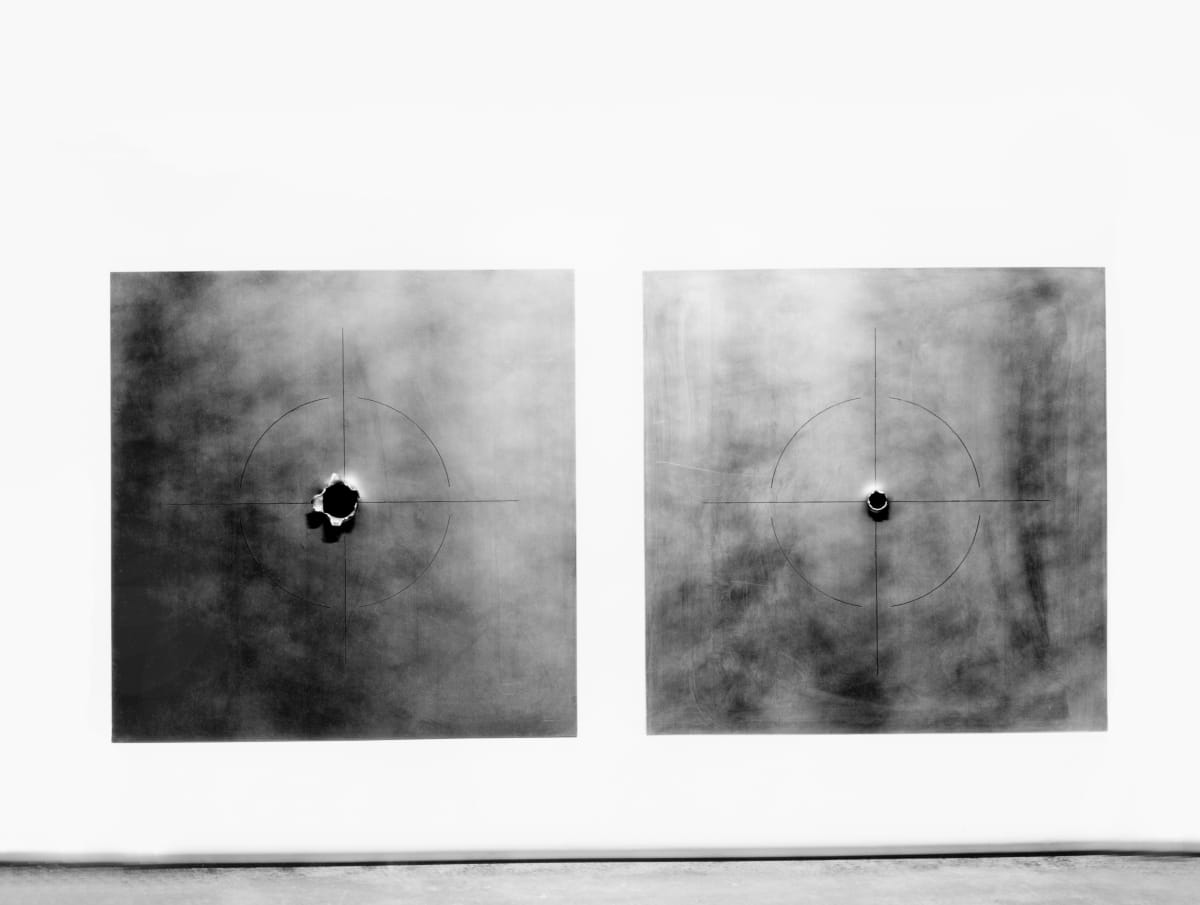 Targets by MARK.  Image: impact fig. III [triptych]