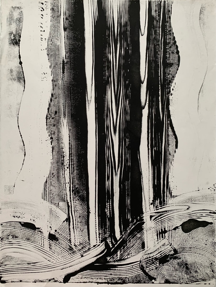 Wood Grain Waterfall 1 by Carol Bennett 