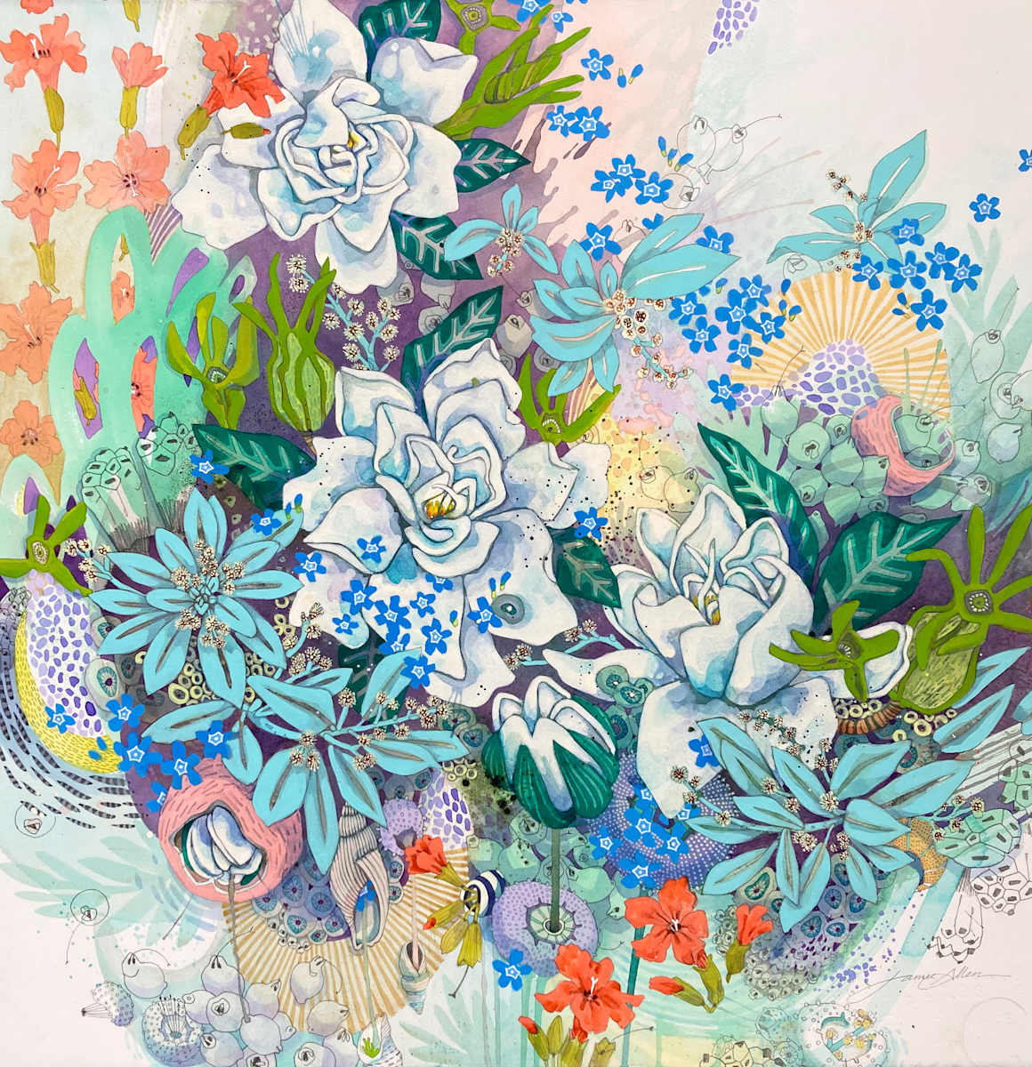 Forget-Me-Nots by Jamie  Allen 