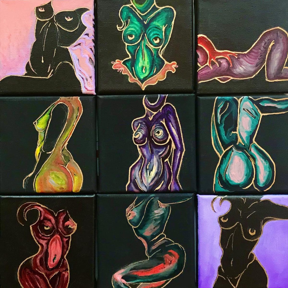 Mini Babes - Damon - Set of 9 