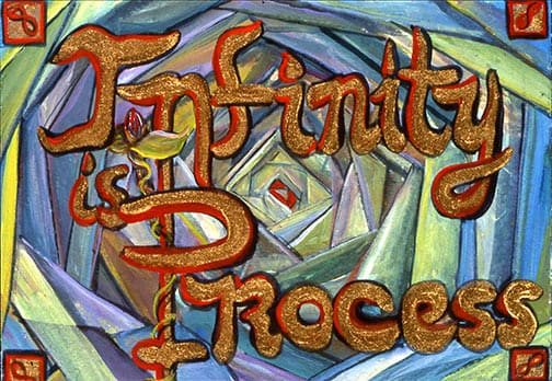 Book of Keys #17, Infinity is Process by Gilah Yelin Hirsch 