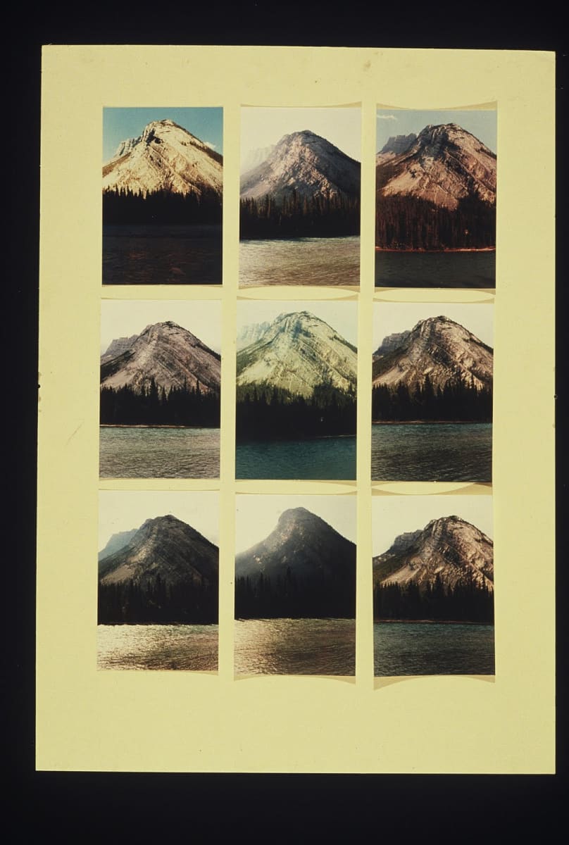 Mt. Rundle (9 Views) by Gilah Yelin Hirsch 
