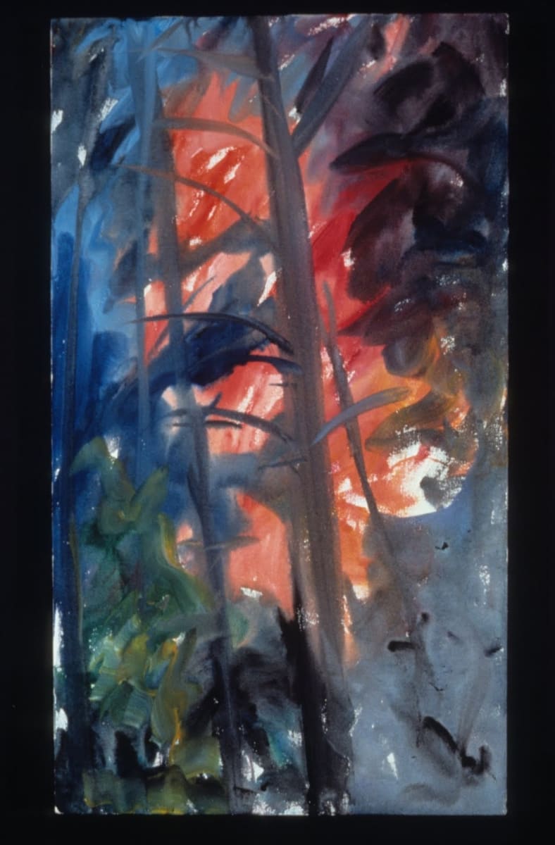 Rim Series #13, Flame Wash by Gilah Yelin Hirsch 