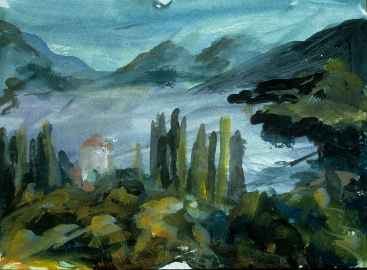 Villa Serbelloni Postcard Series #5 Bellagio by Gilah Yelin Hirsch 