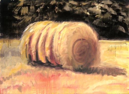 MacDowell Hay Bale Series #1, Leonine by Gilah Yelin Hirsch 