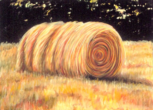 MacDowell Hay Bale Series #3, Familiar by Gilah Yelin Hirsch 