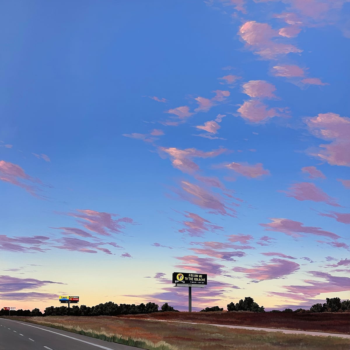Texas Highway Sunrise by Kristin Moore 