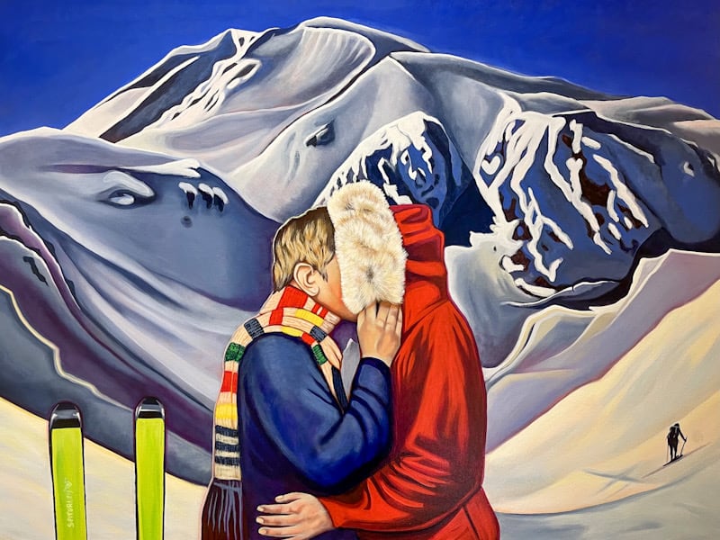 The Kiss by Brandy Saturley 