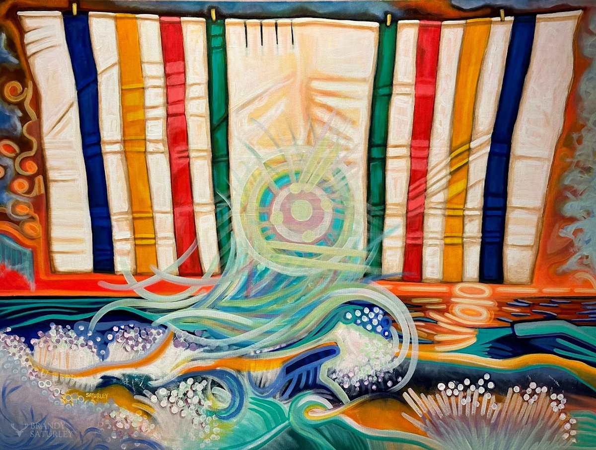 Stripes Tide by Brandy Saturley 