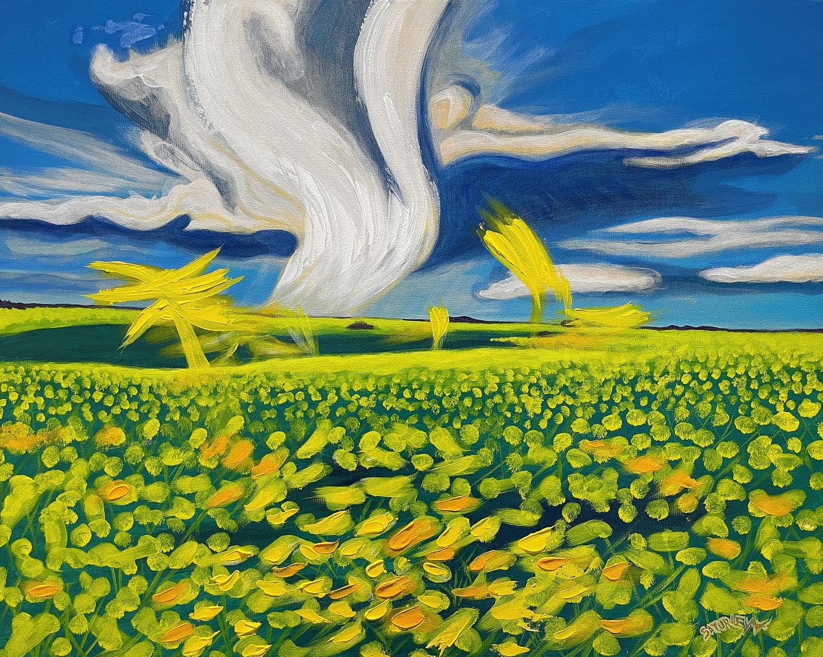 Prairie Flight by Brandy Saturley 