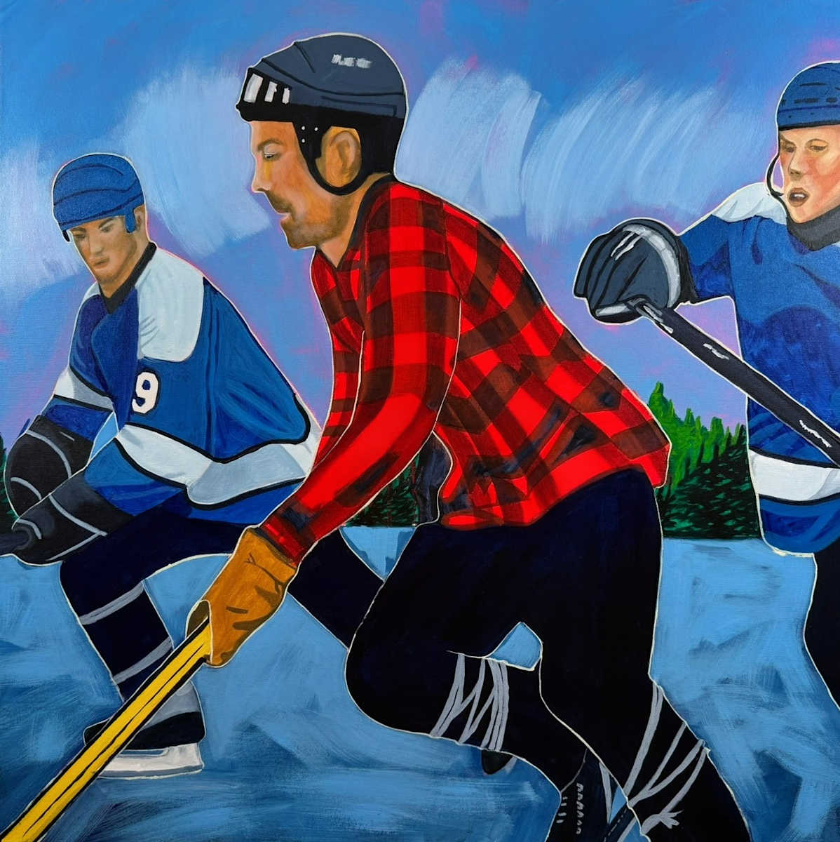 Pushing the Puck by Brandy Saturley, Image 5.