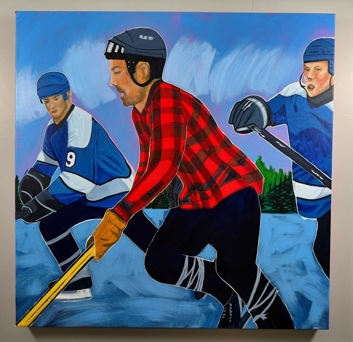 Pushing the Puck by Brandy Saturley 